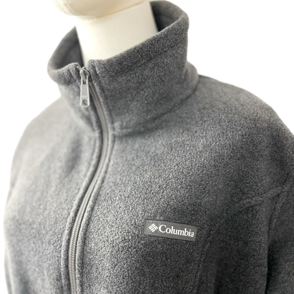 Columbia Mount Cannon Fleece Jacket Full Zip Gray XL NWT - Picture 5 of 13